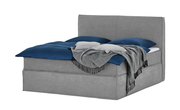 Bild 1 von Boxi Boxspringbett 180 x 200 cm  Boxi grau Maße (cm): B: 180 H: 125 Betten