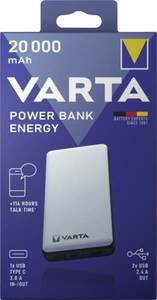 Varta Power Bank Energy 20000mAh +Ladekabel