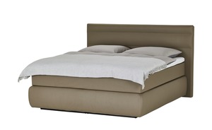 Wohnwert Boxspringbett  Dormian Bolge High beige Maße (cm): B: 180 H: 122 Betten