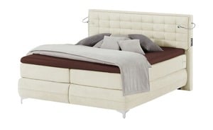 Gallery M Boxspringbett  Dubai creme Maße (cm): B: 177 H: 124 Betten