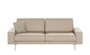 hülsta Sofa grau Maße (cm): B: 220 H: 85 T: 95 Polstermöbel