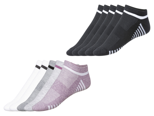 Bild 1 von CRIVIT Damen Sneakersocken, 5 Stück, mit Baumwolle