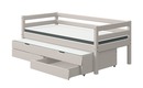 Bild 1 von FLEXA Bett mit Ausziehbett und Schubladen  Flexa Classic grau Maße (cm): B: 100 H: 81 Jugendmöbel