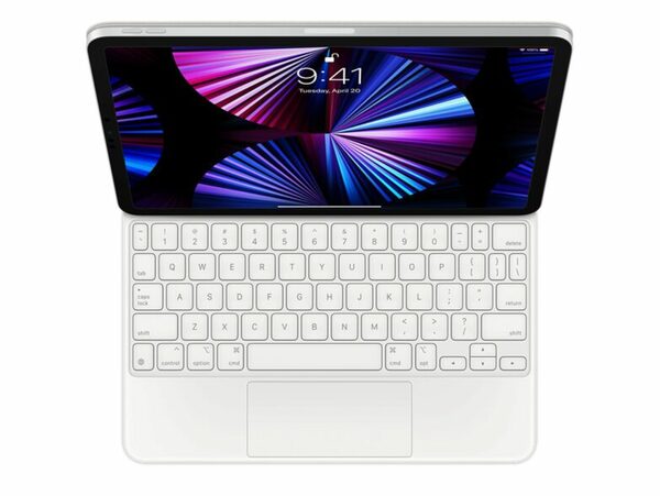 Bild 1 von Apple Magic Keyboard, für iPad Pro 11"/ Air (4.Gen.), USB-C, US-englisch, weiß