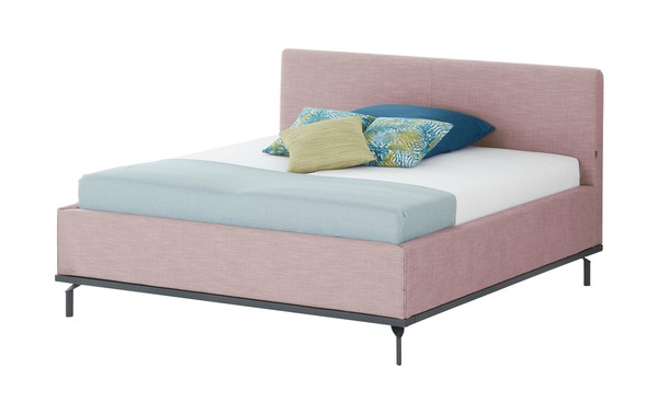 Bild 1 von Musterring Polsterbett mit Bettkasten Delphi Variante D rosa/pink Maße (cm): B: 178 H: 118 Betten