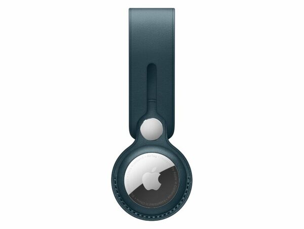 Bild 1 von Apple AirTag Anhänger, aus Leder, baltischblau