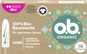 o.b. Organic Tampons Mini
