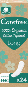 Carefree Slipeinlagen Organic Cotton Long