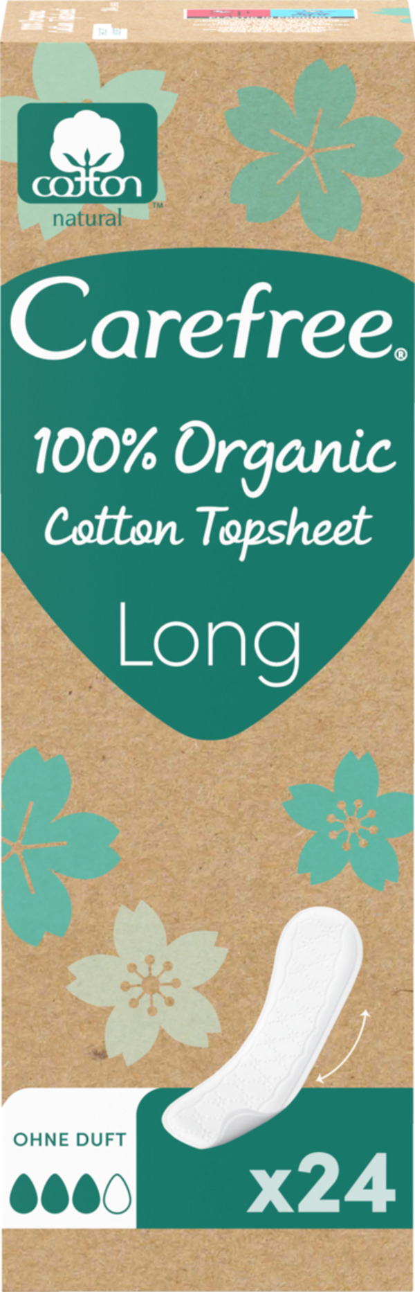 Bild 1 von Carefree Slipeinlagen Organic Cotton Long