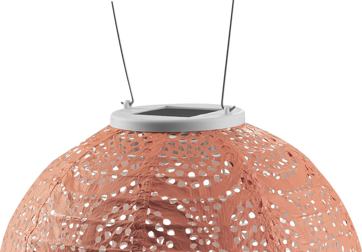 Bild 3 von IDEENWELT Premium-Solar-Lampion 20 cm rosé