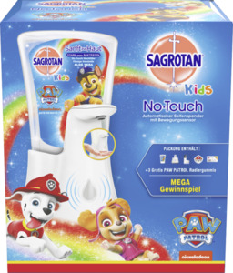 Sagrotan Kids No-Touch automatischer Seifenspender Starterset Entdecke EUR/