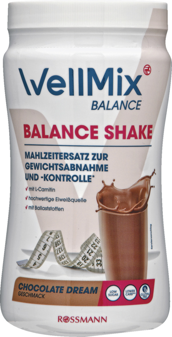 Bild 1 von WellMix BALANCE Balance Shake Chocolate Dream 17.11 EUR/1 kg