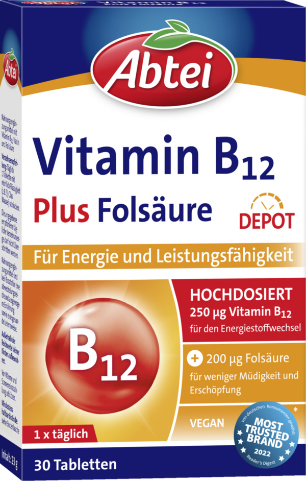 Bild 1 von Abtei Vitamin B12 Plus Folsäure