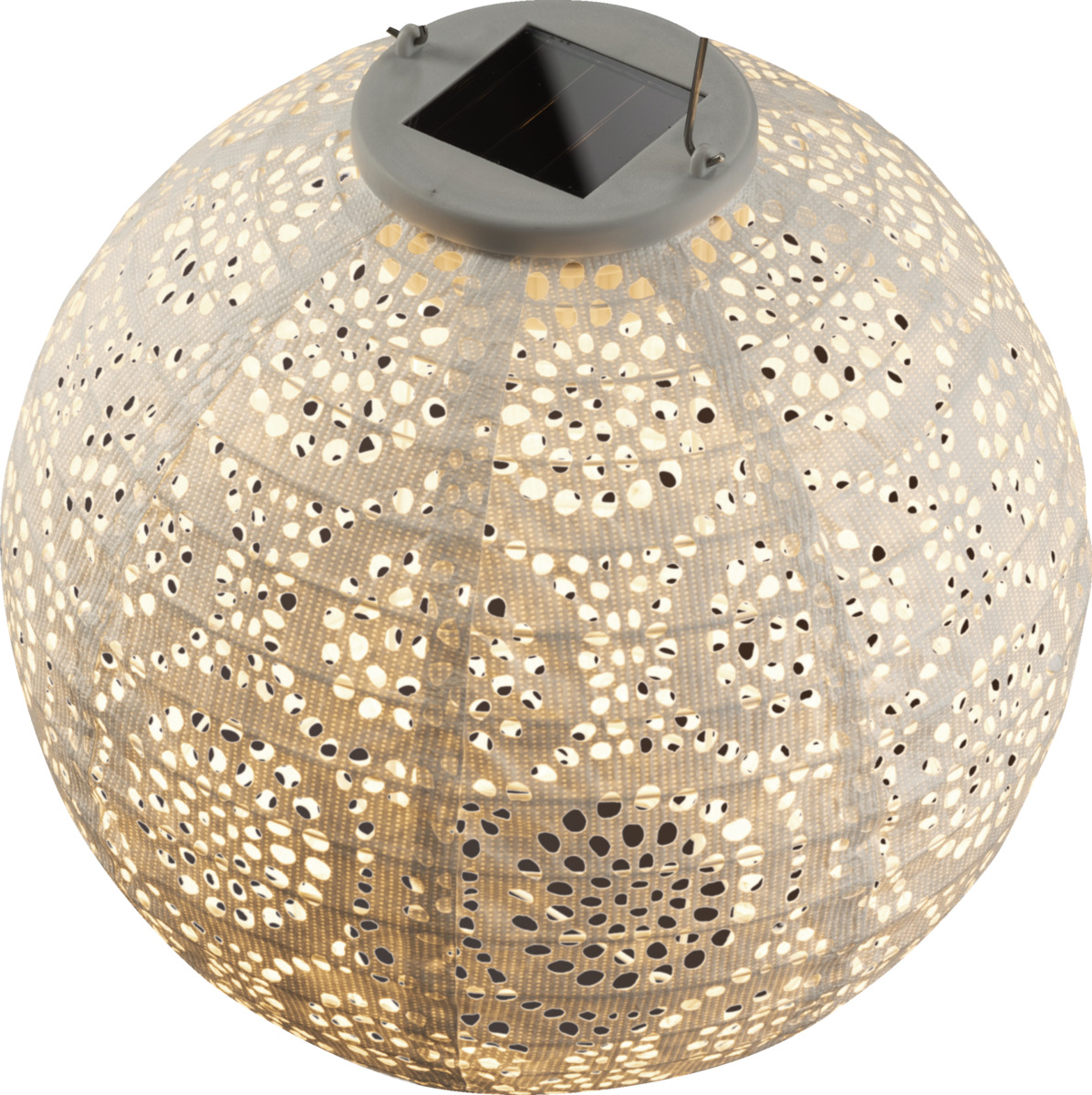 IDEENWELT PremiumSolarLampion 20 cm weiß von ROSSMANN ansehen!