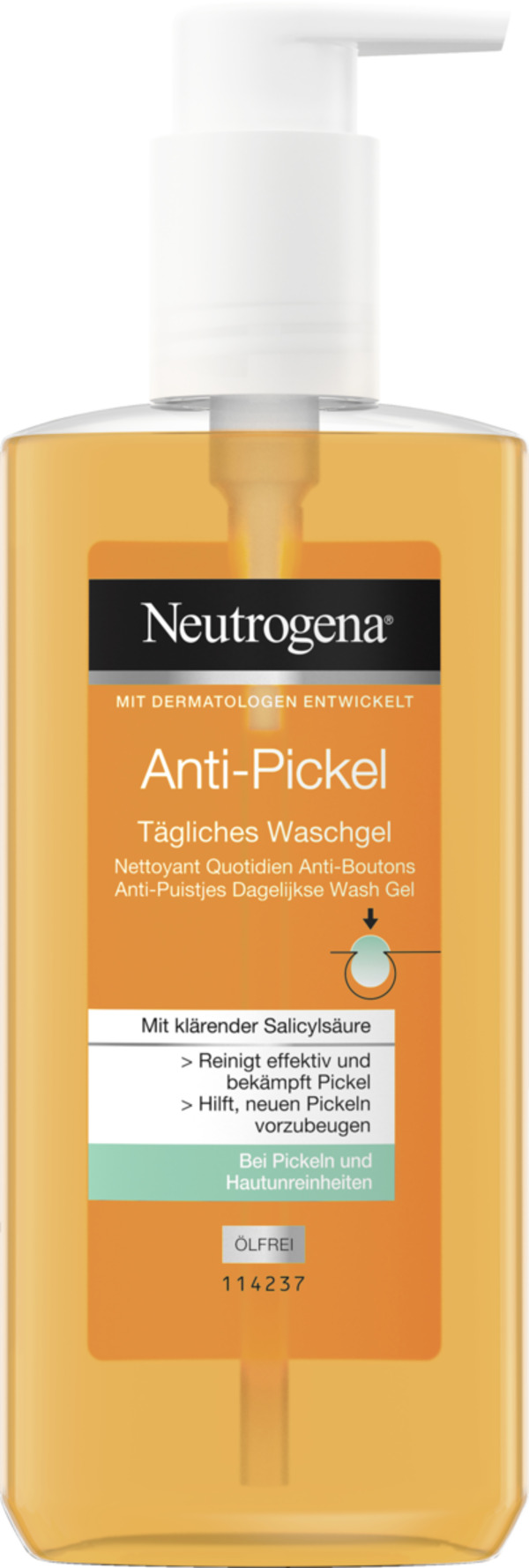 Bild 1 von Neutrogena Visibly Clear Anti-Pickel ölfreies Waschgel 2.50 EUR/100 ml
