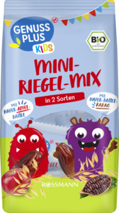 GENUSS PLUS KIDS Bio Mini-Riegel Mix