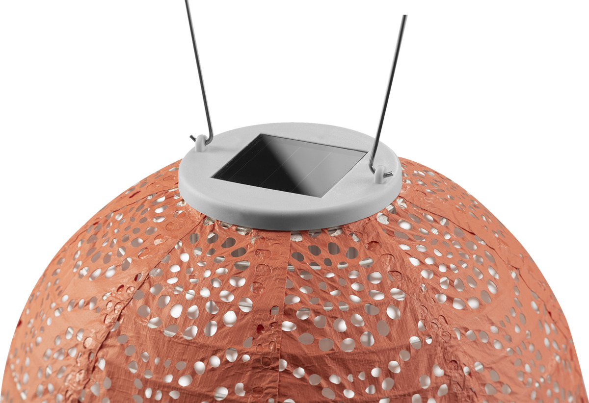 Bild 2 von IDEENWELT Premium-Solar-Lampion 20 cm rosé