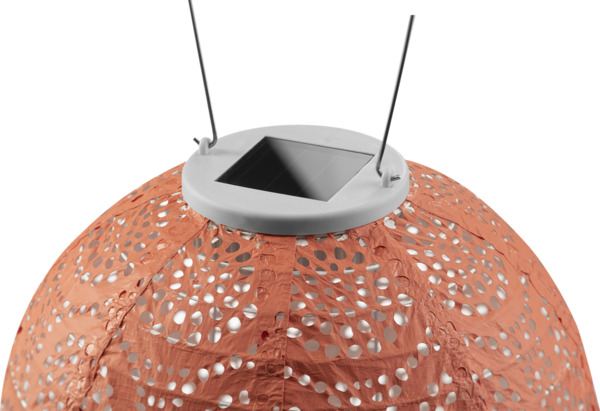 Bild 2 von IDEENWELT Premium-Solar-Lampion 20 cm rosé