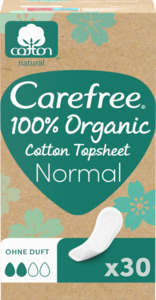 Carefree Slipeinlagen Organic Cotton Normal