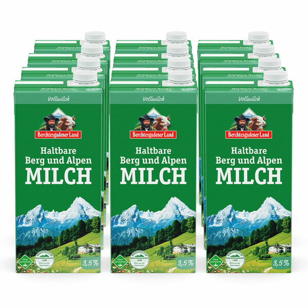 Bild 1 von Berchtesgadener Land H-Milch 3,5% 1 Liter, 12er Pack