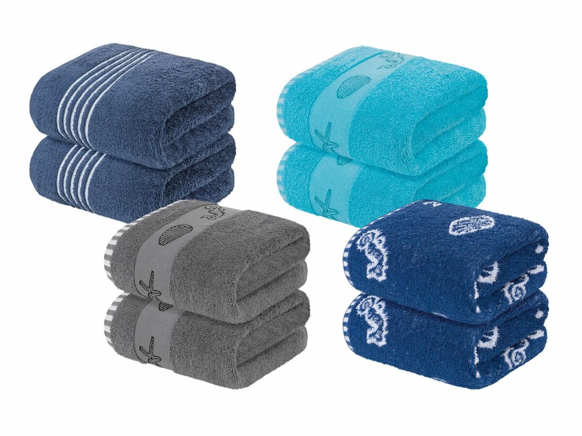 LIVARNO home 2 FrottierHandtücher von Lidl ansehen!