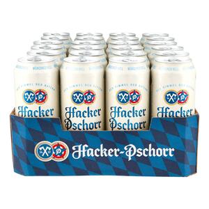 Hacker Pschorr Münchner Hell 5,0 % vol 0,5 Liter Dose, 24er Pack
