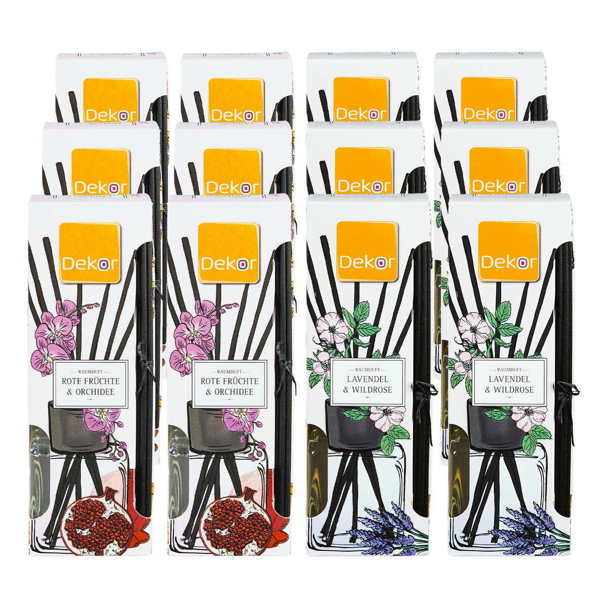 Bild 1 von Dekor Raumduftsticks 100 ml, verschiedene Sorten, 12er Pack
