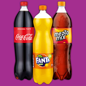 Coca-Cola/ Fanta/ Sprite/ MezzoMix Erfrischungsgetränk