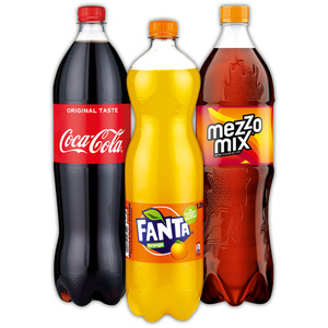 Coca-Cola/ Fanta/ Sprite/ MezzoMix Erfrischungsgetränk