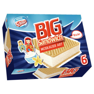 Nestlé Schöller Big Sandwich Eis 6x140ml
