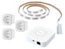 Bild 1 von SILVERCREST® Zigbee Smart Home Starter Set, Gateway + 3 x Zwischenstecker + LED-Band