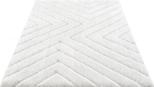 andas Hochflor-Teppich »Fiori«, rechteckig, Wende-Teppich Pastellfarben, mit handgearbeitetem Konturenschnitt