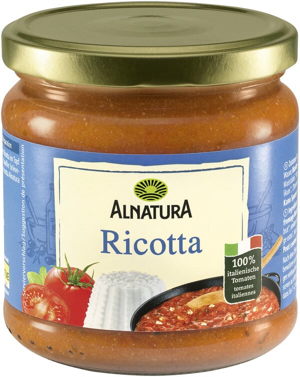 Bild 1 von Alnatura Bio Tomatensauce Ricotta 350ML