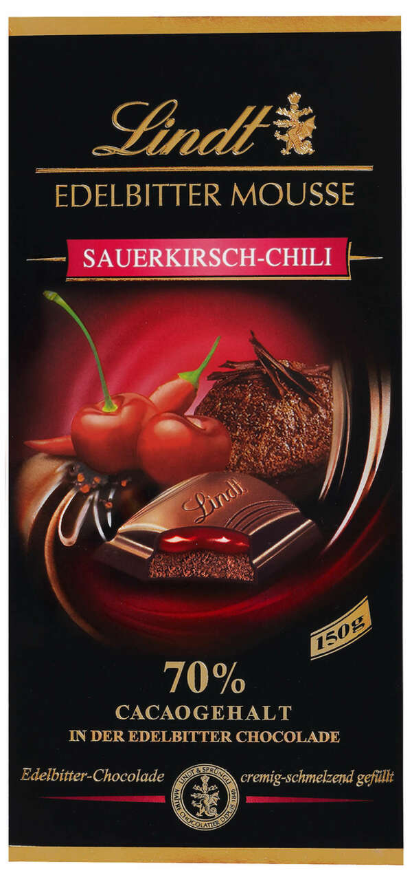 Bild 1 von LINDT Schweiz. Schokolade Edelbitter Mousse