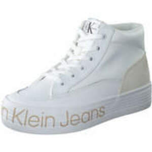 Calvin Klein Vulc Flatform Mid Wrap around Damen weiß
