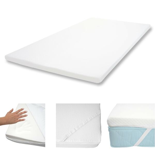 Bild 1 von 6cm Memoryfoam-Matratzentopper MCW-E63, Topper Matratzenauflage Matratzenschoner ~ 140x200cm Viscoschaum