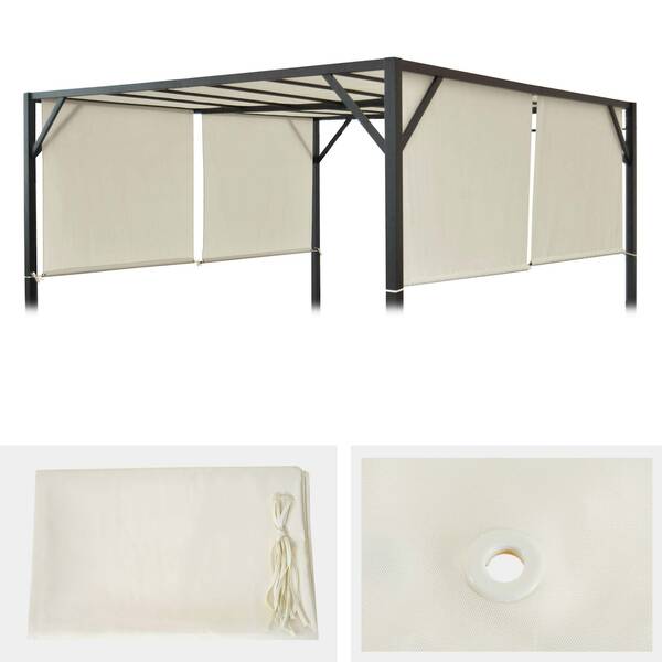 Bild 1 von Ersatzbezug für Dach Pergola Pavillon Beja 3x4m ~ creme