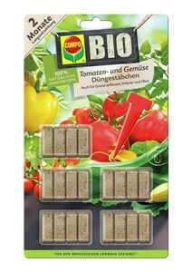 COMPO BIO Tomaten- und Gemüse Düngestäbchen (20 Stäbchen)