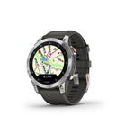 Bild 2 von GARMIN Epix Smartwatch Edelstahl Silikon, 127-210 mm, Schiefergrau/Silber