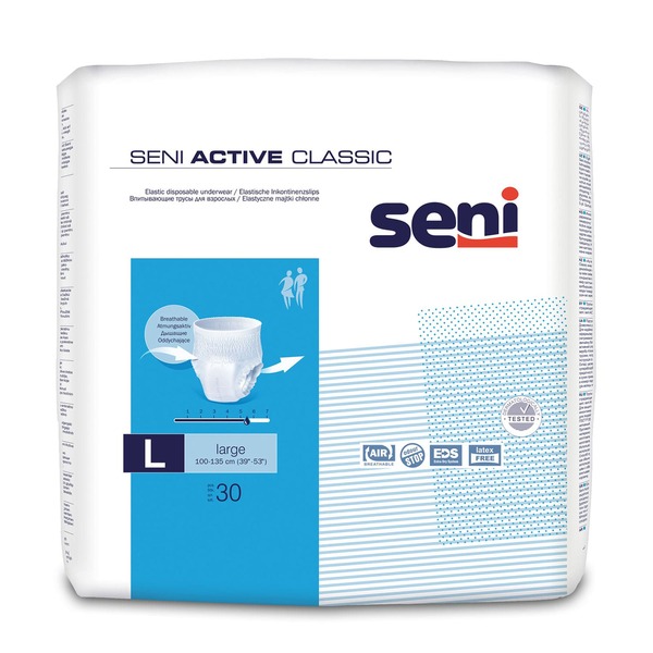 Bild 1 von Seni Active Classic, Inkontinenzpants Damen und Herren, Größe L, 30 Stück