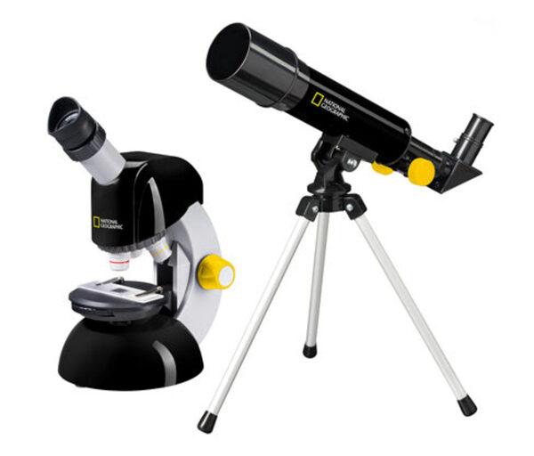 Bild 1 von NATIONAL GEOGRAPHIC Kompakt-Teleskop und Mikroskop mit Smartphonehalterung