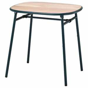 DUVSKÄR  Tisch/außen, schwarzblau/Eukalyptus