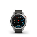Bild 4 von GARMIN Epix Smartwatch Edelstahl Silikon, 127-210 mm, Schiefergrau/Silber