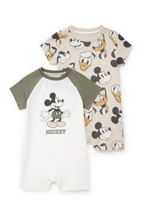 C&A Multipack 2er-Disney-Baby-Schlafanzug, Weiß, Größe: 68
