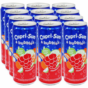 Capri Sun & Bubbles Himbeere, 12er Pack (EINWEG) zzgl. Pfand