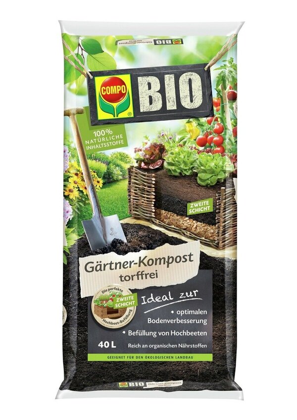 Bild 1 von COMPO BIO Gärtner-Kompost 40 L