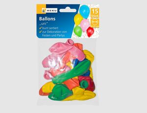 Luftballons 15 Stück Bunt