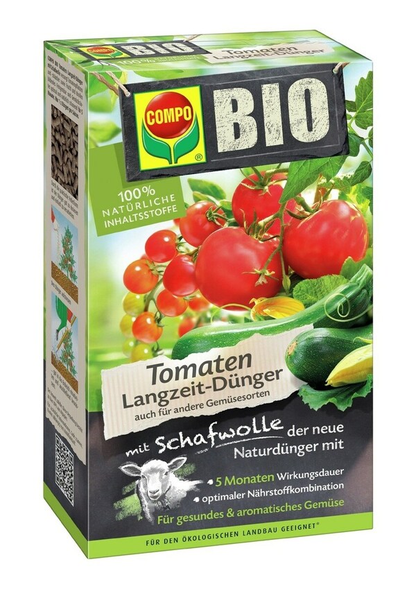 Bild 1 von COMPO BIO Tomaten Langzeit-Dünger mit Schafwolle 750 g