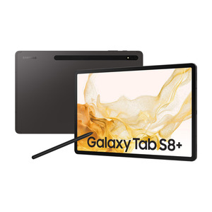 SAMSUNG Galaxy Tab S8+ Wi-Fi, inklusive S-Pen, Tablet, 256 GB, 12,4 Zoll, Graphite