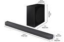 Bild 3 von SAMSUNG HW-Q810B/ZG, Soundbar, Titanschwarz